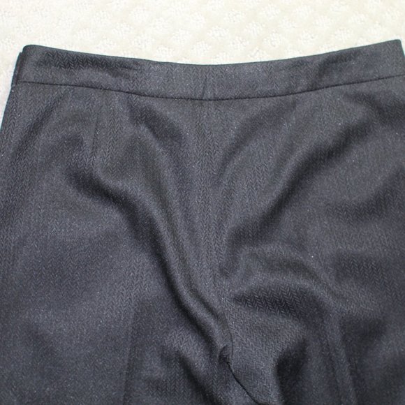 SALE! Le Suit Women's 8 Black Tone on Tone Pants - Picture 2 of 5